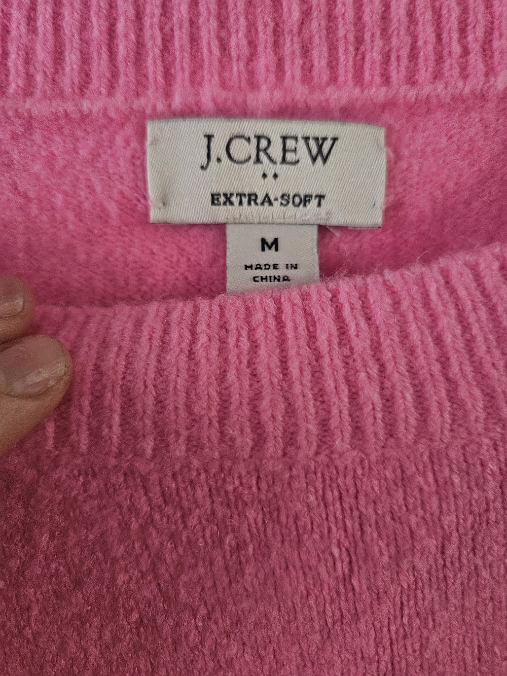 J. Crew Scoopneck Sweater in Bright Pink - Picture 5 of 5